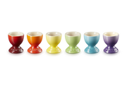Stoneware Rainbow Set of 6 Egg Cups
