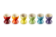 Stoneware Rainbow Set of 6 Egg Cups