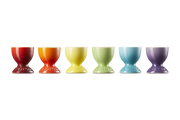 Stoneware Rainbow Set of 6 Egg Cups