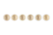 Stoneware Rainbow Set of 6 Egg Cups