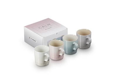 Stoneware Calm Set of 4 Mugs