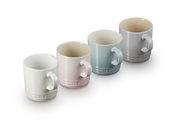 Stoneware Calm Set of 4 Cappuccino Mugs