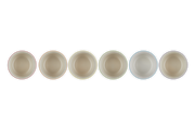 Stoneware Rainbow Set of 6 Mini Ramekins