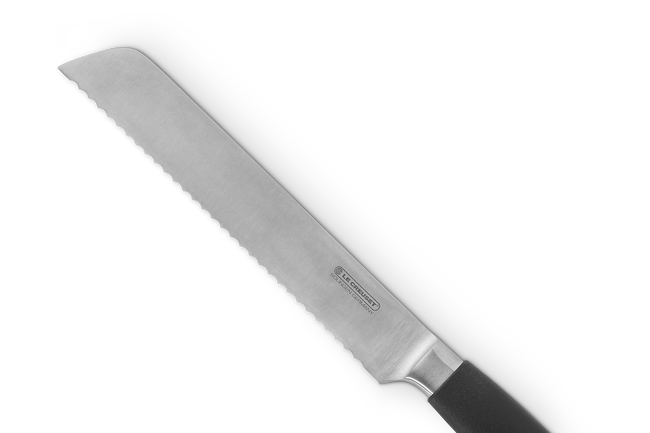 Bread Knife with Black Handle