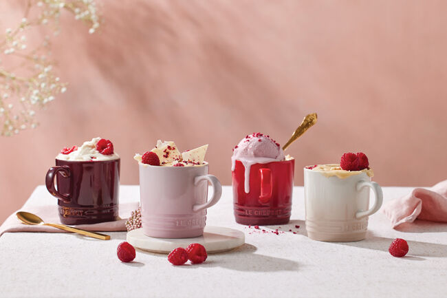 Stoneware Petits Fours Set of 4 Mugs