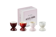 Stoneware Petits Fours Set of 4 Egg Cups