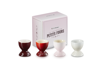 Stoneware Petits Fours Set of 4 Egg Cups