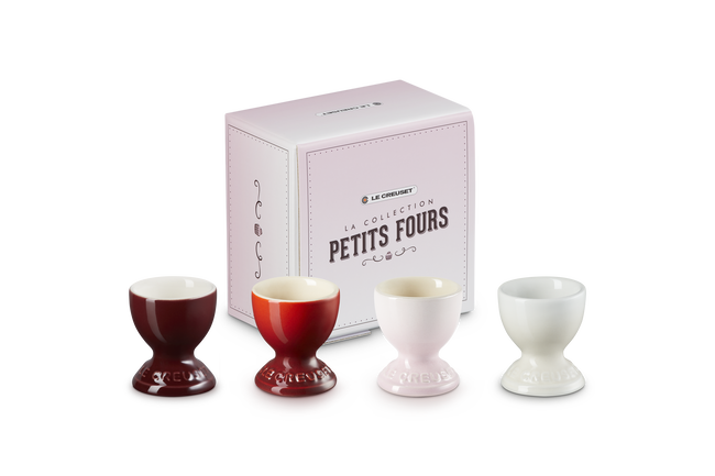 Stoneware Petits Fours Set of 4 Egg Cups