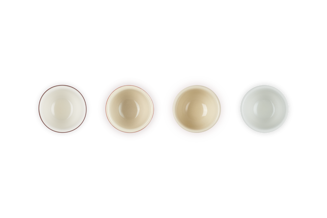 Stoneware Petits Fours Set of 4 Egg Cups