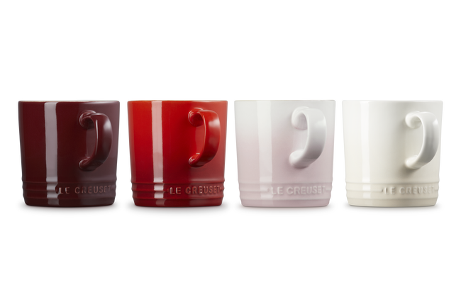 Stoneware Petits Fours Set of 4 Mugs