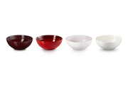Stoneware Petits Fours Set of 4 Cereal Bowls