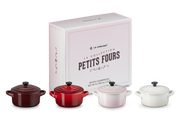 Stoneware Petits Fours Set of 4 Mini Cocottes