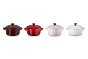 Stoneware Petits Fours Set of 4 Mini Cocottes