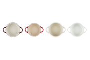 Stoneware Petits Fours Set of 4 Mini Cocottes