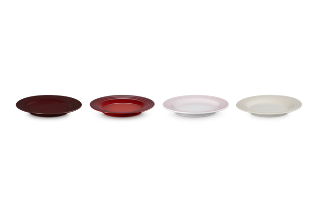 Stoneware Petits Fours Set of 4 Appetiser Plates