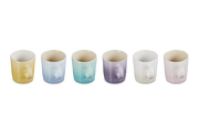 Stoneware Sorbet Set of 6 Espresso Mugs