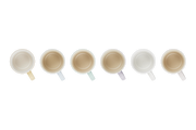 Stoneware Sorbet Set of 6 Espresso Mugs