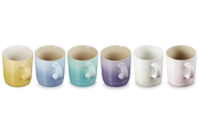 Stoneware Sorbet Set of 6 London Mugs