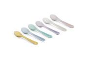 Stoneware Sorbet Set of 6 Spoons