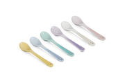 Stoneware Sorbet Set of 6 Spoons