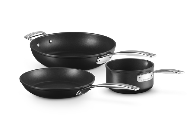 Toughened Non-Stick 3-Piece Cookware Set