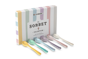 Stoneware Sorbet Set of 6 Spoons