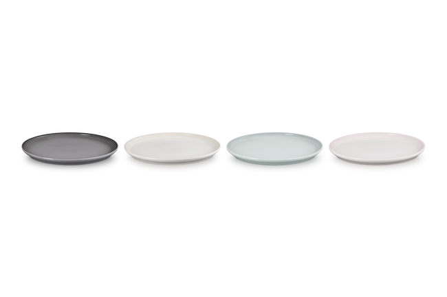 Stoneware Coupe Set of 4 Side Plates