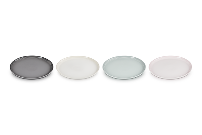Stoneware Coupe Set of 4 Side Plates
