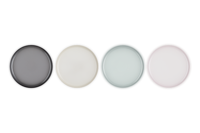 Stoneware Coupe Set of 4 Side Plates