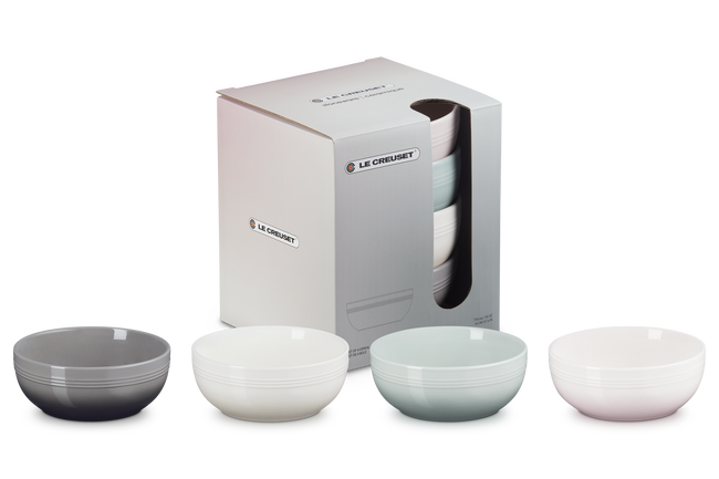 Stoneware Coupe Set of 4 Cereal Bowls
