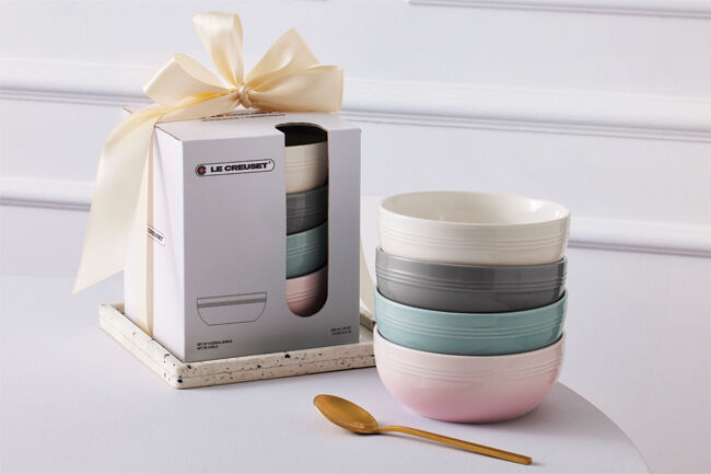 Stoneware Coupe Set of 4 Cereal Bowls
