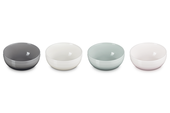 Stoneware Coupe Set of 4 Cereal Bowls