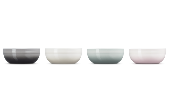 Stoneware Coupe Set of 4 Cereal Bowls